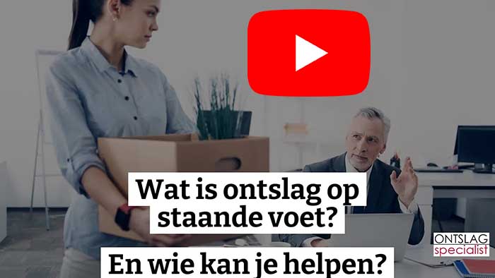 ontslag staande voet