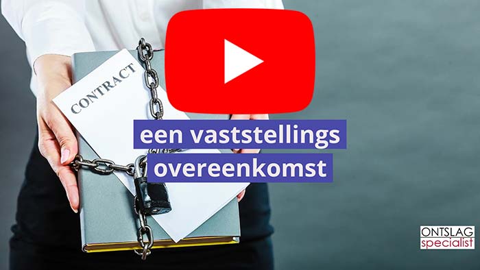 vaststellingsovereenkomst